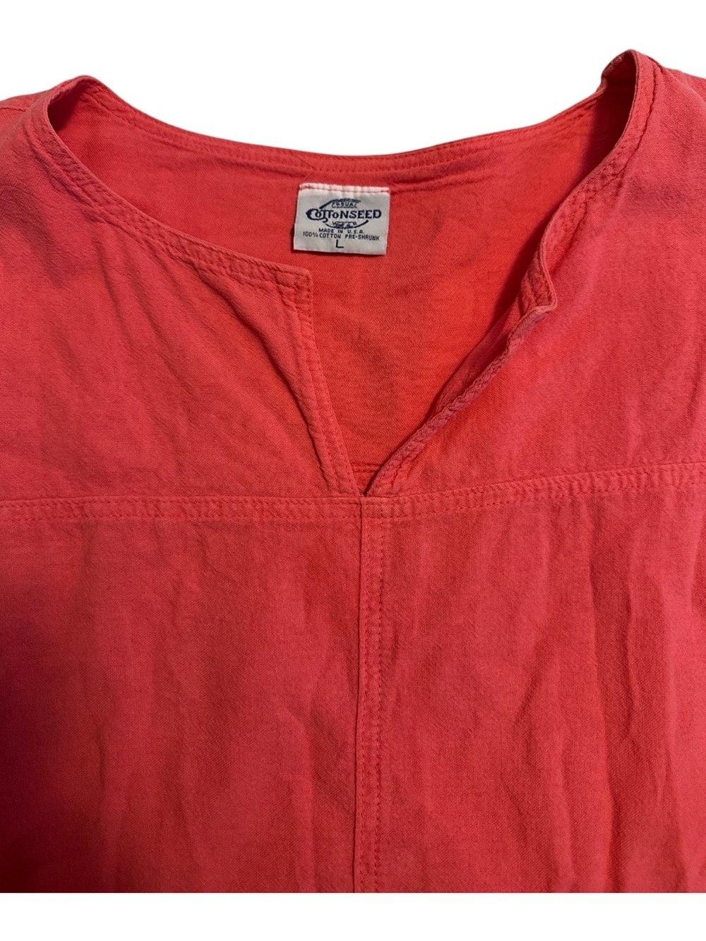 Vintage Women’s Cottonseed Pullover Shirt Large - Picture 2 of 3